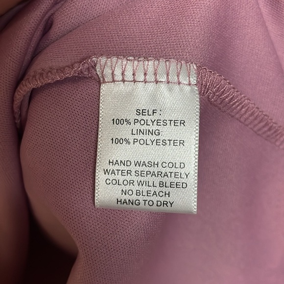 Reborn J size XL Mauve Blouse with Swedish Dot Textured and Princess Sleeves - Picture 6 of 7